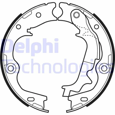 Imagem de DELPHI LS2083 Maxilas de Travão Mão