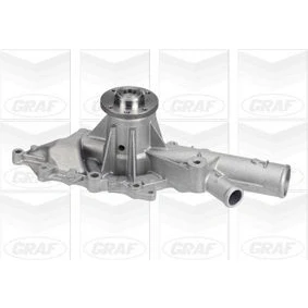 Imagem de GRAF PA888 Bomba de água com junta mecânico Chapa aço para accionamento da correia trapezoidal estriada MERCEDES BENZ: Sprinter 3 T Van