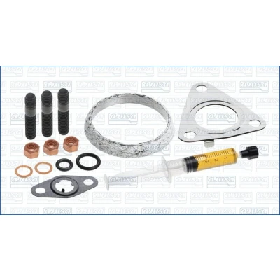 Imagem de AJUSA JTC11793 Kit de montagem, turbocompressor with studs, syringe oil com juntas instruções montagem MERCEDES BENZ: Classe E Sedan