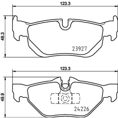 Imagem de HELLA 8DB 355 031 781 Jogo de pastilhas para travão disco incl. contacto aviso desgaste com acessórios BMW: 3 Touring, 1 Hatchback, Sedan