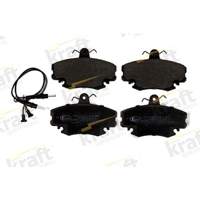 Imagem de KRAFT 6005130 Jogo de pastilhas para travão disco Eixo dianteiro incl. contacto aviso desgaste RENAULT: MEGANE 1, 1 Coach