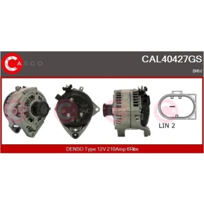 Imagem de CASCO CAL30132AS Alternador 12V 75A SMART: City Coupe, Roadster Cabrio, Fortwo I Coupe