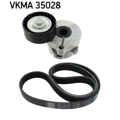 Imagem de SKF VKMA 35028 Jogo de correias trapezoidais estriadas OPEL: Corsa C Hatchback, Astra H Caravan, D SUZUKI: SWIFT 3, Splash