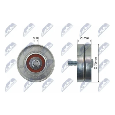 Imagem de NTY RNK CH 020 Polia de Desvio JEEP: Cherokee III