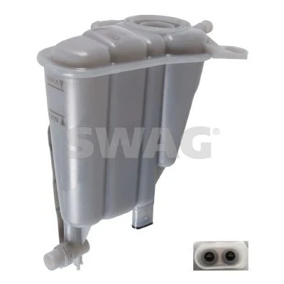 Imagem de SWAG 30 10 3428 Depósito de Compensação Refrigerante sem tampa, com chapa protecção térmica, sensor AUDI: A5 B8 Cabrio, Q5, A4 Avant