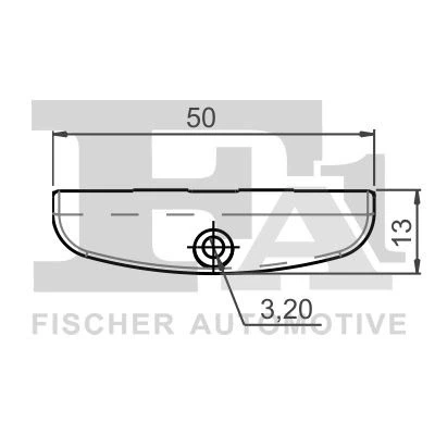 Imagem de FA1 22 40038.5 Grampo, friso preto RENAULT: 19 II Hatchback, CLIO 1, 1 Kasten