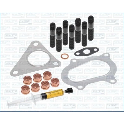 Imagem de AJUSA JTC11506 Kit de montagem, turbocompressor with studs, syringe oil com juntas instruções montagem