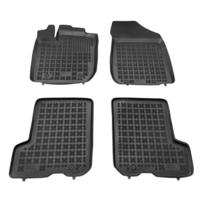 Imagem de REZAW PLAST 202406 Conjunto de tapete chão Borracha à frente e atrás preto