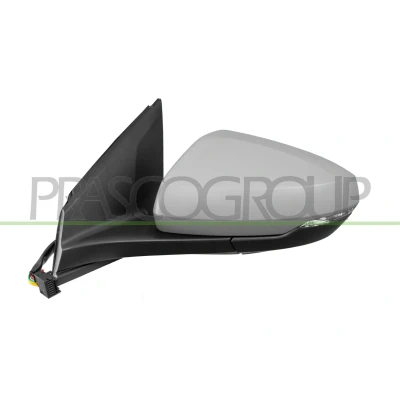 Imagem de Espelho retrovisor Prasco VG0257334 esquerda com subcapa elétrico aquecível, dobrável electricamente, não esférico