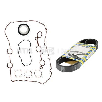 Imagem de SNR KA859.71 Jogo de correias trapezoidais estriadas PEUGEOT: 208 I Hatchback, 308 II 108 CITROËN: C1 II, C3 III