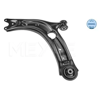 Imagem de MEYLE 116 050 0195 Braço de suspensão ORIGINAL Quality com apoio borracha Eixo dianteiro, lado esquerdo transversal Chapa aço