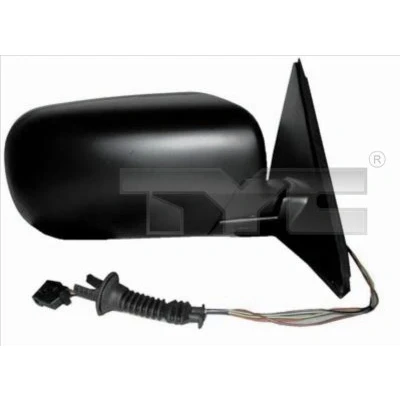 Imagem de Espelho retrovisor Tyc 303 0028 esquerda preto não esférico, aquecível, dobrável electricamente, tom azul, para regulação eléctrica dos espelhos