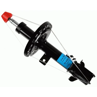 Imagem de SACHS 314 741 Amortecedor à direita Pressão do gás Tubo duplo com assento de mola cavilha em cima NISSAN: Note I