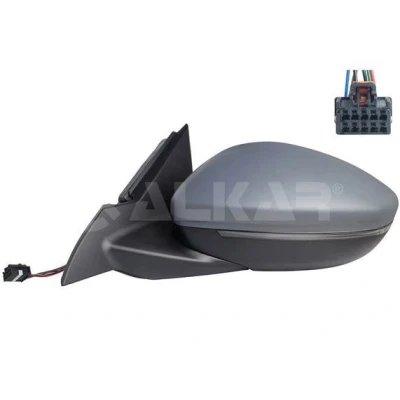 Imagem de Espelho retrovisor Alkar 9021446 esquerda com subcapa elétrico aquecível, convexo para veículo volante à