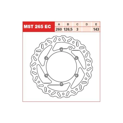 Imagem de TRW MST265EC Disco de travão 260 3
