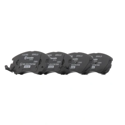 Imagem de BREMBO P 30 018X Jogo de pastilhas para travão disco com avisador sonoro desgaste sem acessórios HYUNDAI: Coupe II, Tucson, Elantra III Sedan