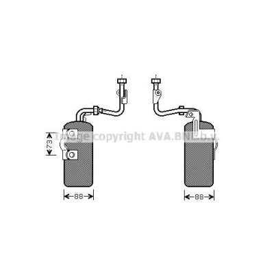 Imagem de PRASCO VO2117 Radiador, arrefecimento do motor Alumínio 620 433 23 Aletas de refrigeração unidas mecanicamente VOLVO: V70 2, S60 I, S80 I