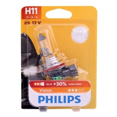 Imagem de PHILIPS 12362PRB1 Lâmpada, farol de longo alcance H11 12V 55W Halogéneo AUDI: A4 B8 Avant, A3 Sportback, Sedan, BMW: 3 Touring, 1 Hatchback