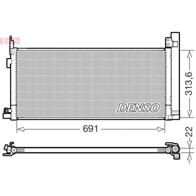 Imagem de DENSO DCN50124 Condensador