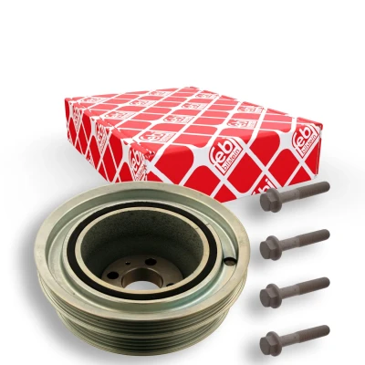 Imagem de FEBI BILSTEIN 33815 Polia da cambota 4PK + 7PK 165 9 com parafusos, para ProKit FIAT: Ducato III Van