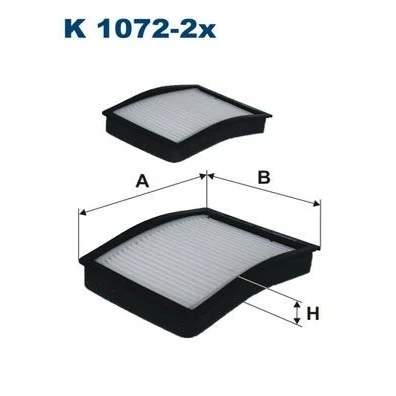 Imagem de Filtro de habitáculo filtron k1072 2x