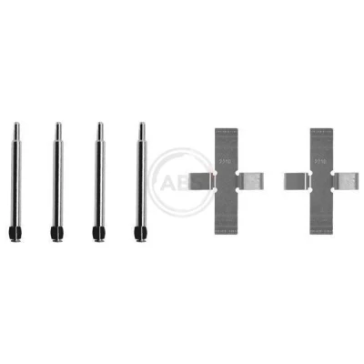 Imagem de A.B.S. 0903Q Kit de acessórios, pastilhas travão MERCEDES BENZ: W123 Sedan, SL Cabrio, Carrinha, ALFA ROMEO: Spider, VOLVO: 240 Carrinha