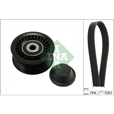 Imagem de INA 529 0486 10 Jogo de correias trapezoidais estriadas RENAULT: MEGANE 4, 3, Fluence, DACIA: Duster II, Lodgy, SUV