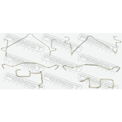 Imagem de FEBEST 0403 K94WF Kit de acessórios, pastilhas travão Eixo dianteiro MITSUBISHI: Pajero Sport 1 SUV