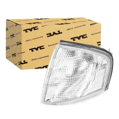 Imagem de TYC 18 3358 01 2 Intermitente transparente à frente, lado esquerdo sem porta lâmpadas MERCEDES BENZ: Classe C Sedan, T modell endado, norauto