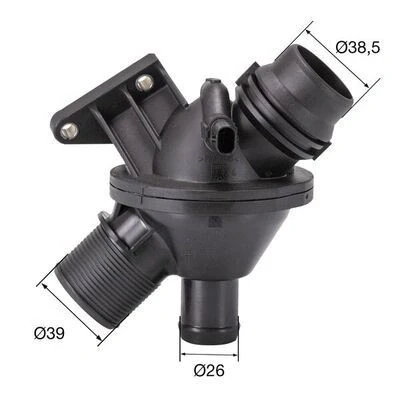Imagem de MAHLE ORIGINAL TM 25 108 Termóstato, líquido de refrigeração BMW: 4 Cabrio, 5 Touring, Sedan endado, norauto, oscaro, mister auto