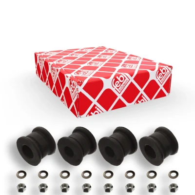 Imagem de FEBI BILSTEIN 08942 Kit de reparação, apoio da barra estabilizadora Eixo dianteiro, lado esquerdo, direito