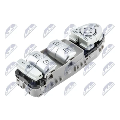 Imagem de NTY EWS ME 097 Interruptor, elevadores dos vidros à frente, lado esquerdo MERCEDES BENZ: Classe E Sedan, All Terrain, S Sedan