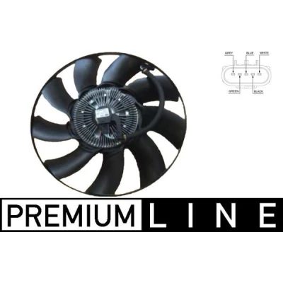 Imagem de MAHLE ORIGINAL CFF 475 000P Ventilador de Radiador 500 electrónico