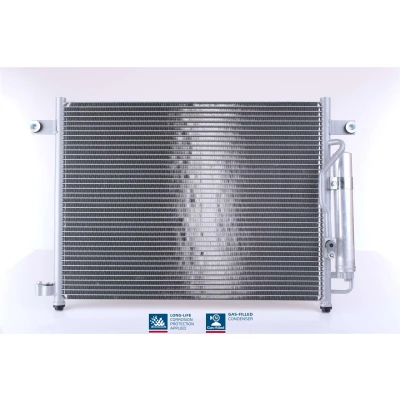 Imagem de NISSENS 94640 Condensador com secador Alumínio 540 R 134a CHEVROLET: Aveo / Kalos Sedan