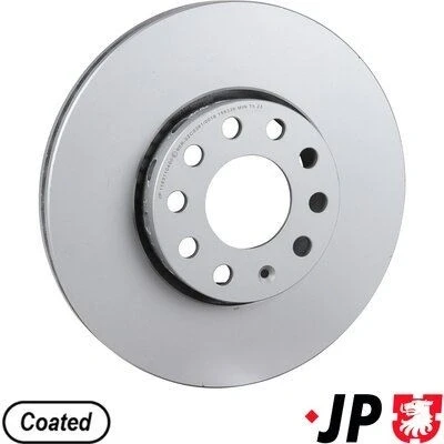 Imagem de JP GROUP 1163110400 Disco de travão Eixo dianteiro 288 25 5 ventilado revestido AUDI: A4 B6 Avant, B5 Sedan