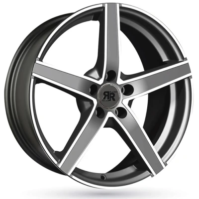 Imagem de Racer artic evo 7,5x18 5x112 et52 66.5 grey polish llanta de aluminio