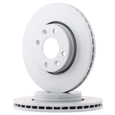 Imagem de ATE 24.0122 0270.1 Disco de travão 258,0 22,0 4 100,0 ventilado revestido alto carbono com parafusos RENAULT: Captur, CLIO 4, Kasten