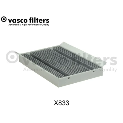 Imagem de DAVID VASCO X833 Filtro, ar do habitáculo Filtro de carvão ativado 207mm 262mm 36mm MERCEDES BENZ: Classe V, Vito Mixto, Van