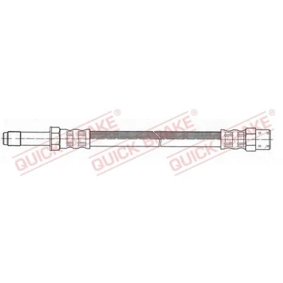 Imagem de QUICK BRAKE 37.007 Mangueira de Travão 146mm M10x1 com rosca interior, exterior FORD: Galaxy Mk1 MPV, SEAT: Alhambra I, VOLKSWAGEN: Sharan I