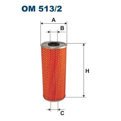 Imagem de FILTRON OM 513/2 Filtro de óleo Cartucho filtrante MAN: F 90