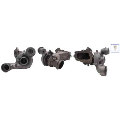 Imagem de ELSTOCK 91 1169 Turbocompressor carregamento regulado de duas fases, atuador controlo pneumático do lado dos gases escape sem juntas