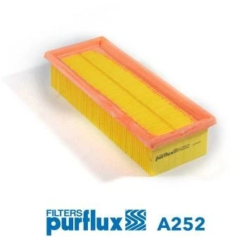 Imagem de PURFLUX A252 Filtro de ar 49 87 228 Cartucho filtrante FIAT: Punto I Hatchback, Cinquecento, Panda LANCIA: Y