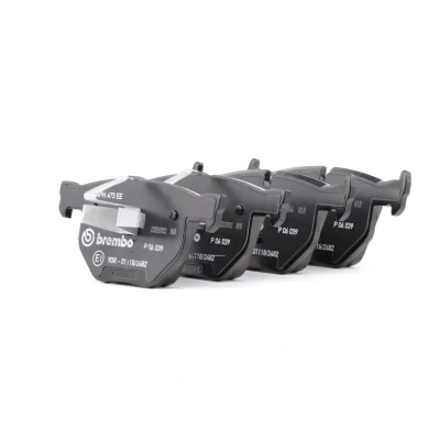 Imagem de BREMBO P 06 039 Jogo de pastilhas para travão disco preparado indicador aviso desgaste com grampo do êmbolo sem acessórios BMW: 3 Sedan