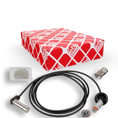 Imagem de FEBI BILSTEIN 106473 Sensor de ABS Eixo dianteiro, lado esquerdo, direito com manga, graxa 1150 2140