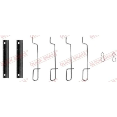 Imagem de QUICK BRAKE 109 0992 Kit de acessórios, pastilhas travão CITROËN: Saxo Hatchback, PEUGEOT: 205 II Hatchback