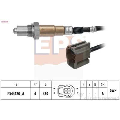 Imagem de EPS 1.998.599 Sonda lambda com aquecimento, plana, Rosca pré lubrificada 4 MAZDA: MX 5 3