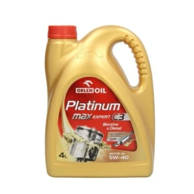 Imagem de Orlen Platinum Maxexpert C3 5W 40 4l Óleo do motor QFS430B40 VOLKSWAGEN: Passat B6 Sedan, Golf 4, 5, BMW: 3 Touring, 5 Sedan