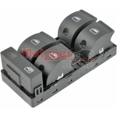 Imagem de METZGER 0916374 Interruptor, elevadores dos vidros AUDI: A4 B7 Sedan, Avant
