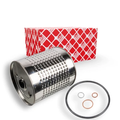 Imagem de FEBI BILSTEIN 170928 Filtro de óleo com retentor Cartucho filtrante MERCEDES BENZ: T2/L Van / Carrinha, Heckflosse