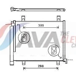 Imagem de PRASCO VNA5327D Condensador com secador 15,4 13,7 Alumínio 500 R 134a VOLKSWAGEN: up! Hatchback